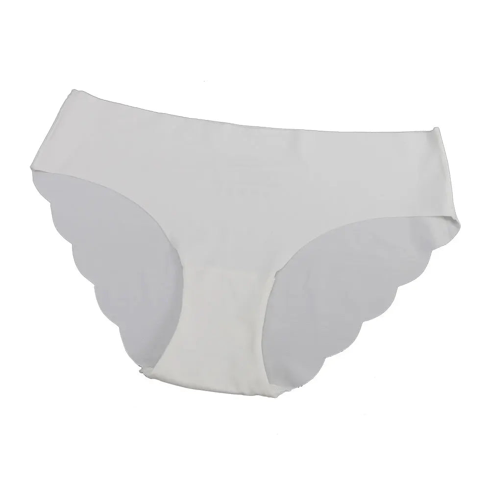 Solid Seamless Panties Low-Rise Panties Female Sexy Briefs