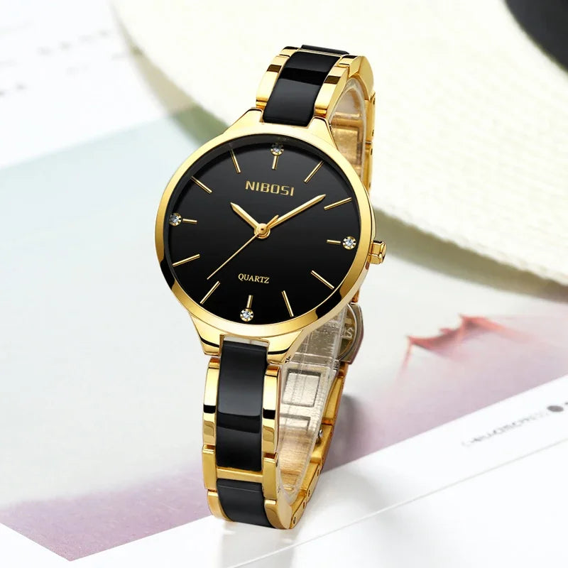 Women Wrist Watch Ceramic Bracelet Watches  Relogio Feminino Montre Femme