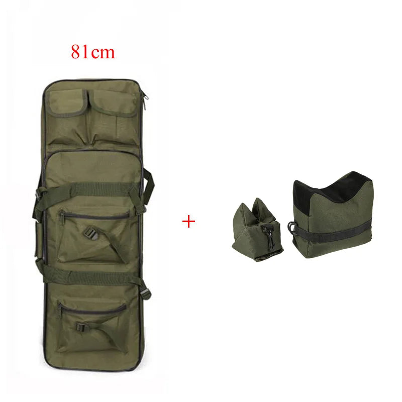 Tactical Gun Bag Airsoft Sniper Gun Carry Rifle Case Shooting Hunting Backpack