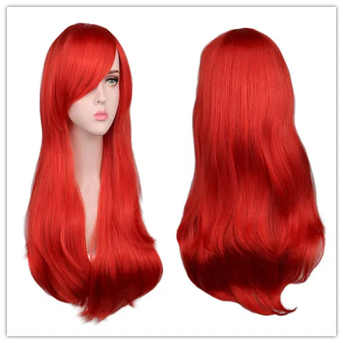 Women Long Wavy Wig Synthetic Hair Wigs