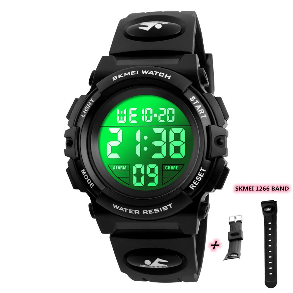 SKMEI Children LED Electronic Digital waterproof Watch