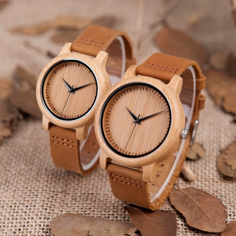 Relogio Masculino BOBO BORD Bamboo Men Watch Wooden Sunglasses Suit Present Box