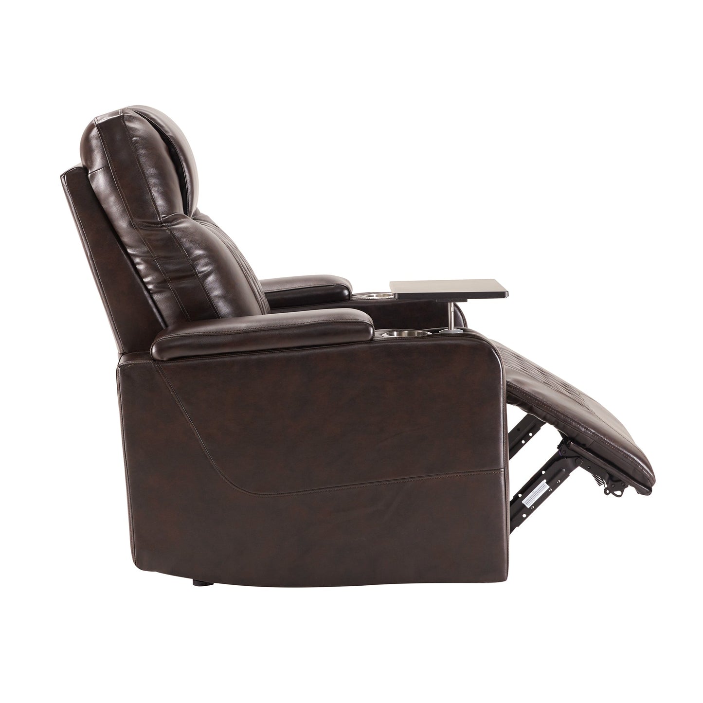 Power Motion Recliner With USB Charging Port and Hidden Arm Storage