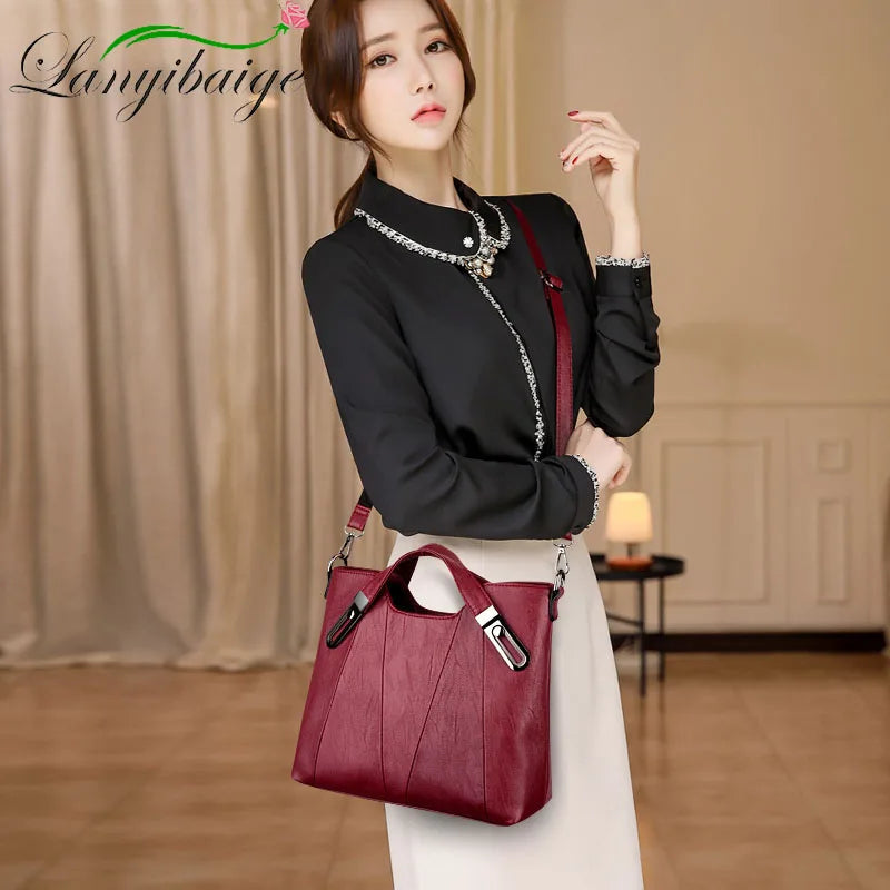 Women Shoulder Messenger Bag Luxury Leather Handbags