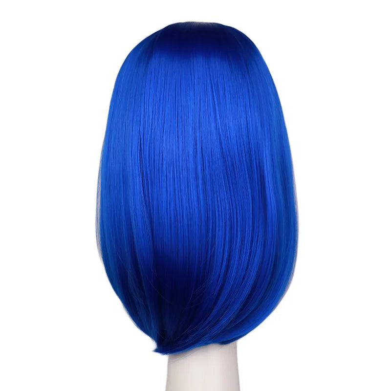 Women Girls Bob Straight 40 Cm Synthetic Hair Wigs