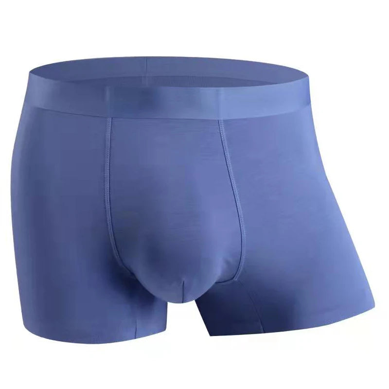 Very Thin Men's Underwear Nylon Ice Silk Boxers Double Bagged Boxers