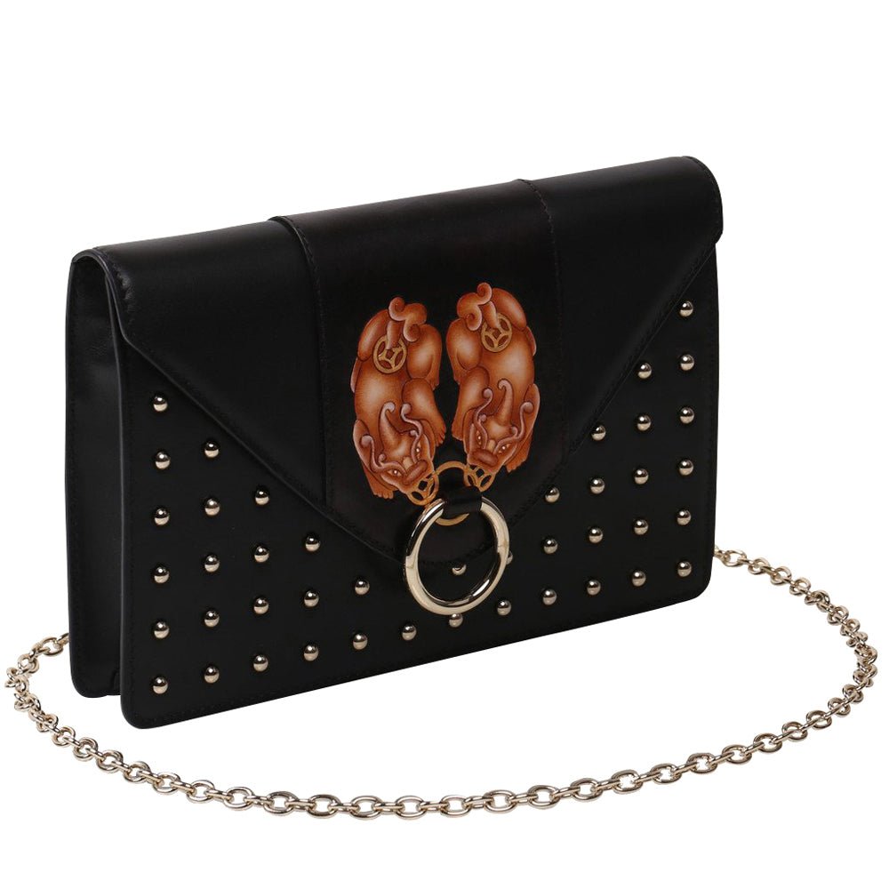 PX (PiXiu) Black Crossbody Clutch