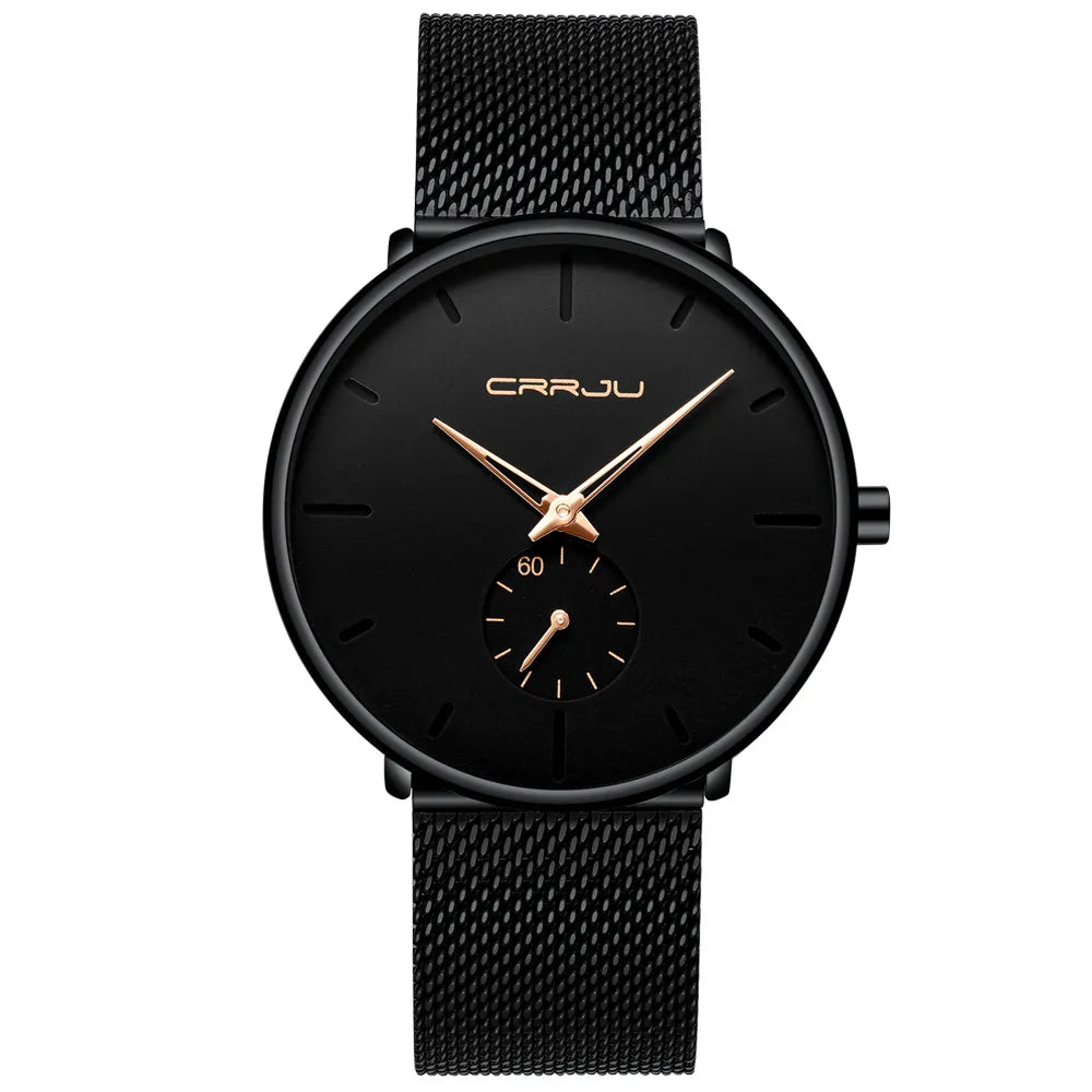 Unisex Ultra Thin Wristwatch Relojes Para Hombre