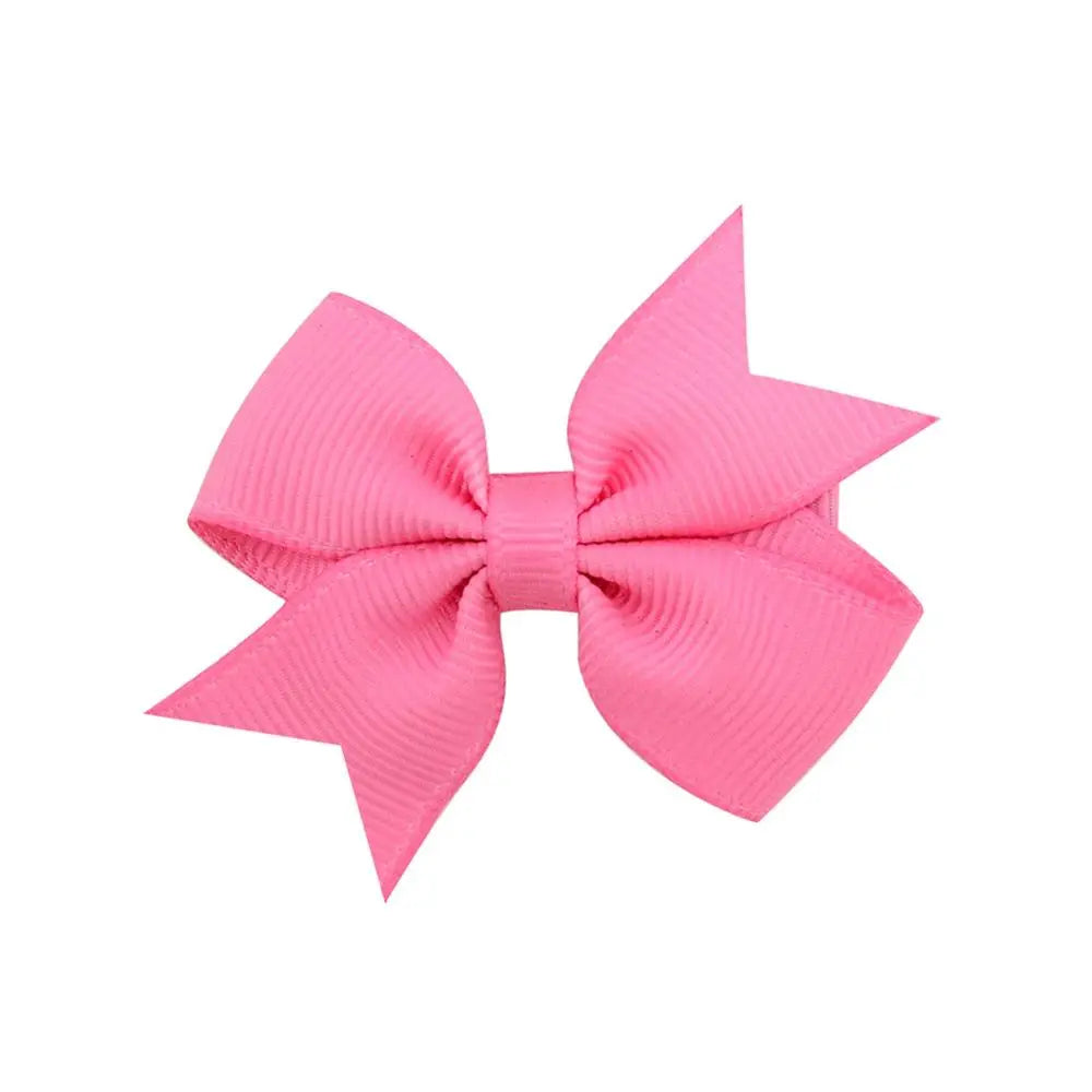 1 Pcs Tiny 2" Pinwheel Hair Bows Alligator Clips Hair Pin