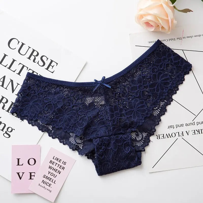 Sexy Lace Panties Women Fashion Cozy Lingerie Tempting Briefs Underwear