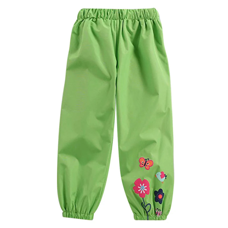 Waterproof Trousers for Girls Fashion Children's Clothing