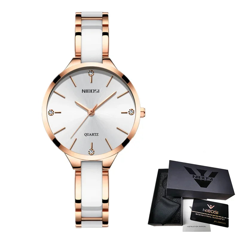 Women Wrist Watch Ceramic Bracelet Watches  Relogio Feminino Montre Femme