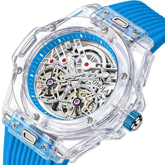 Watches for Men Man Mechanical Watch Automatic Skeleton Watch