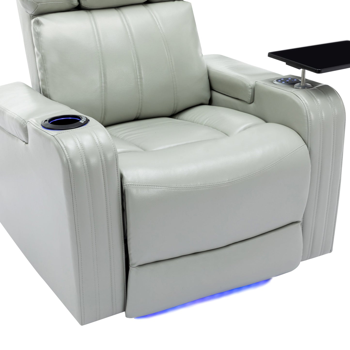 PU Leather Power Recliner Individual Seat Home Theater Recliner