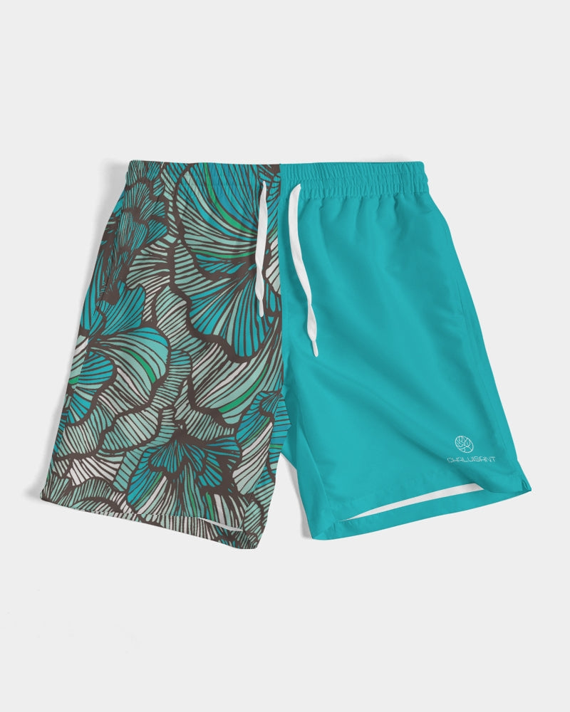 Sea Petal Swirls 7" Classic Men Swim Trunk