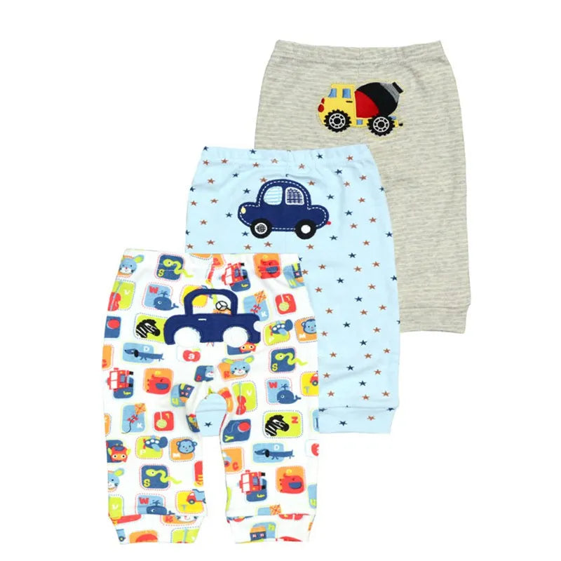 New 3pcs/Lot Cotton Baby Clothes Harem Toddler Pants