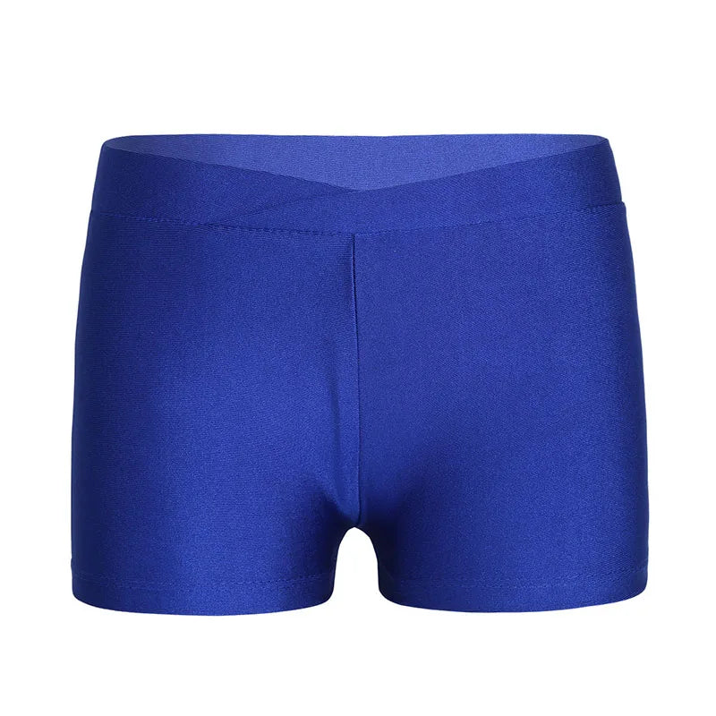 V-Front Waistband Shorts Bottoms for Ballerina Gymnastic Shorts